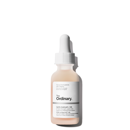 The Ordinary Lactic Acid 10% + HA alpha hydroxy acid (AHA) serum for mild exfoliation